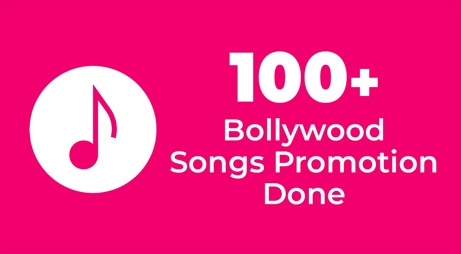 Bollywood songs promotion